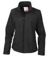 R128F Women's Layer Base Softshell Jacket Black colour image